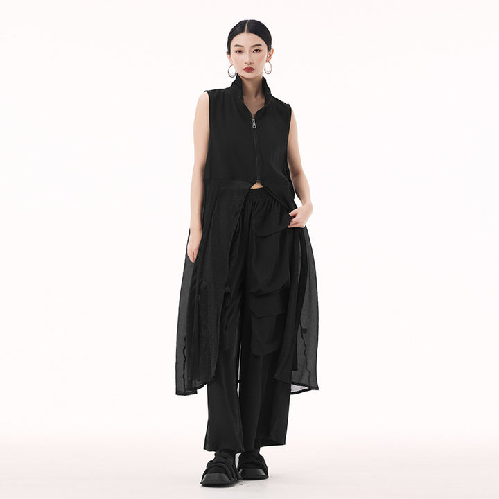 Front open jumper dress