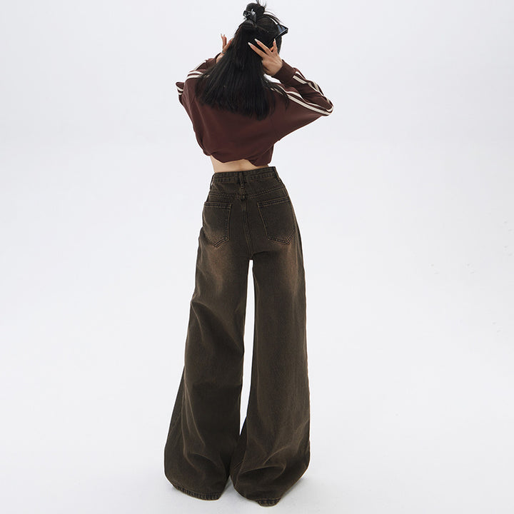 Wide-leg vintage jeans