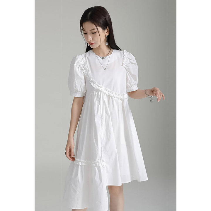 Asymmetry Frill Switching Onepiece