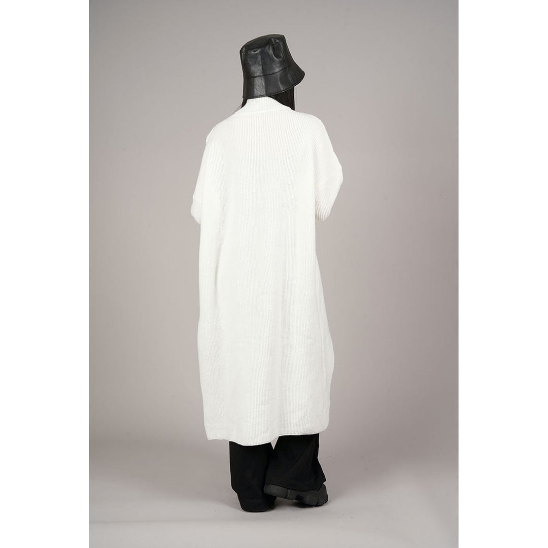 Turtleneck Slit Knit