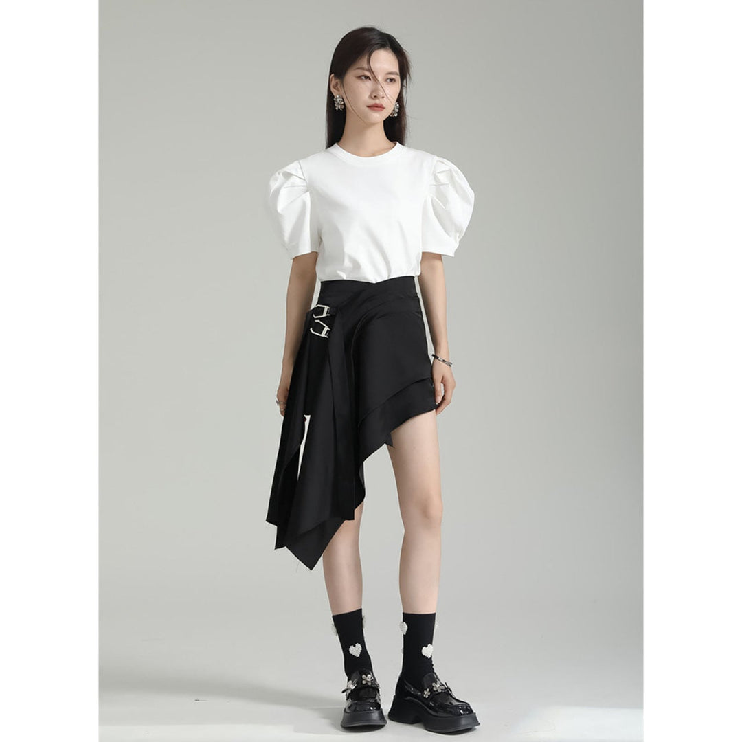 Tuck Puff Sleeve T-shirt