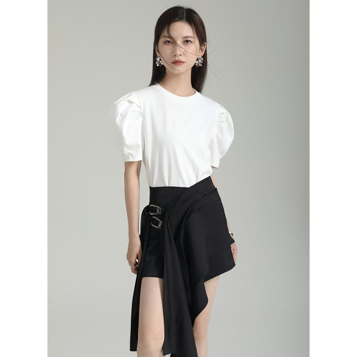 Tuck Puff Sleeve T-shirt
