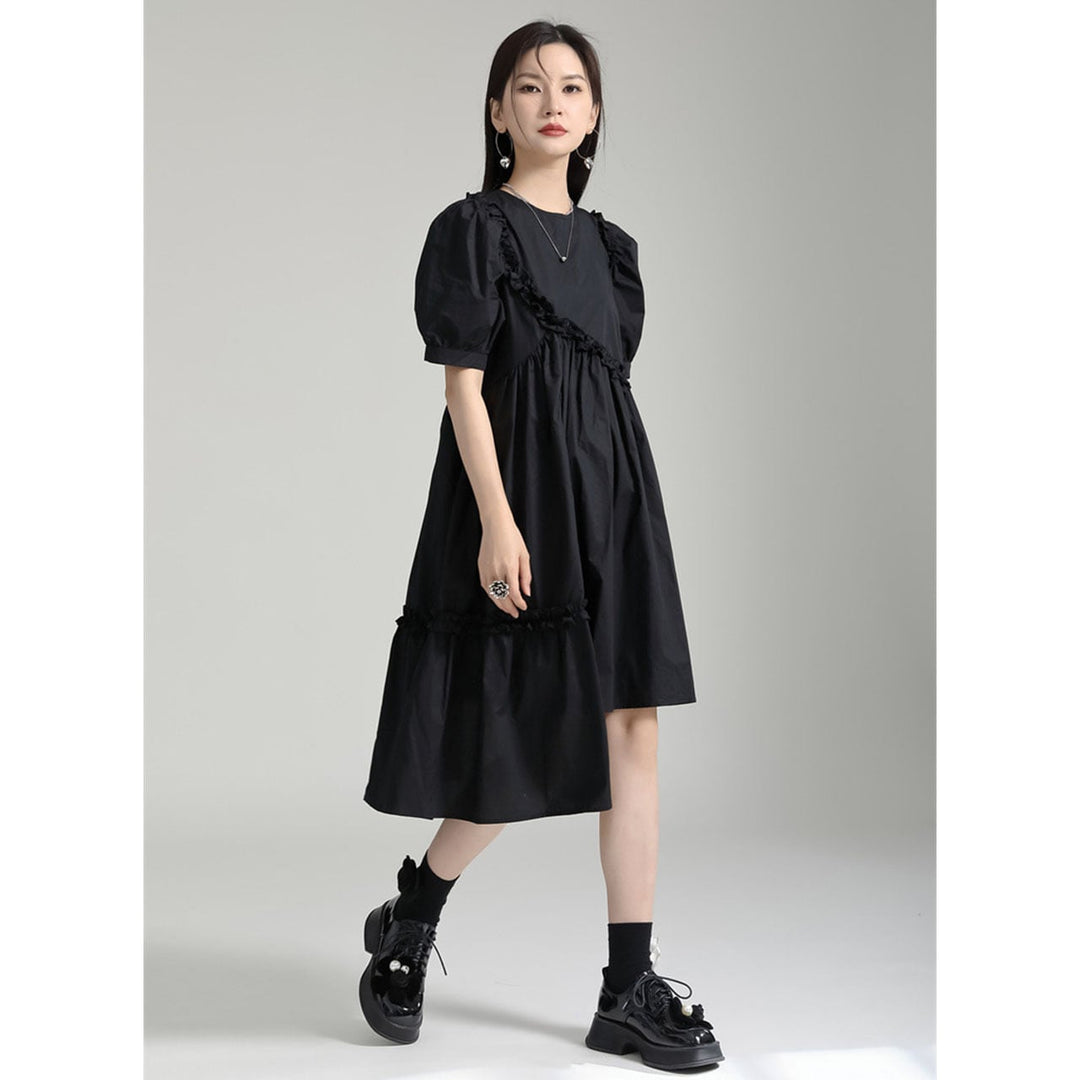 Asymmetry Frill Switching Onepiece