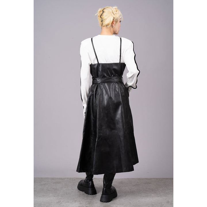 PU Leather Riders Camisole Onepiece