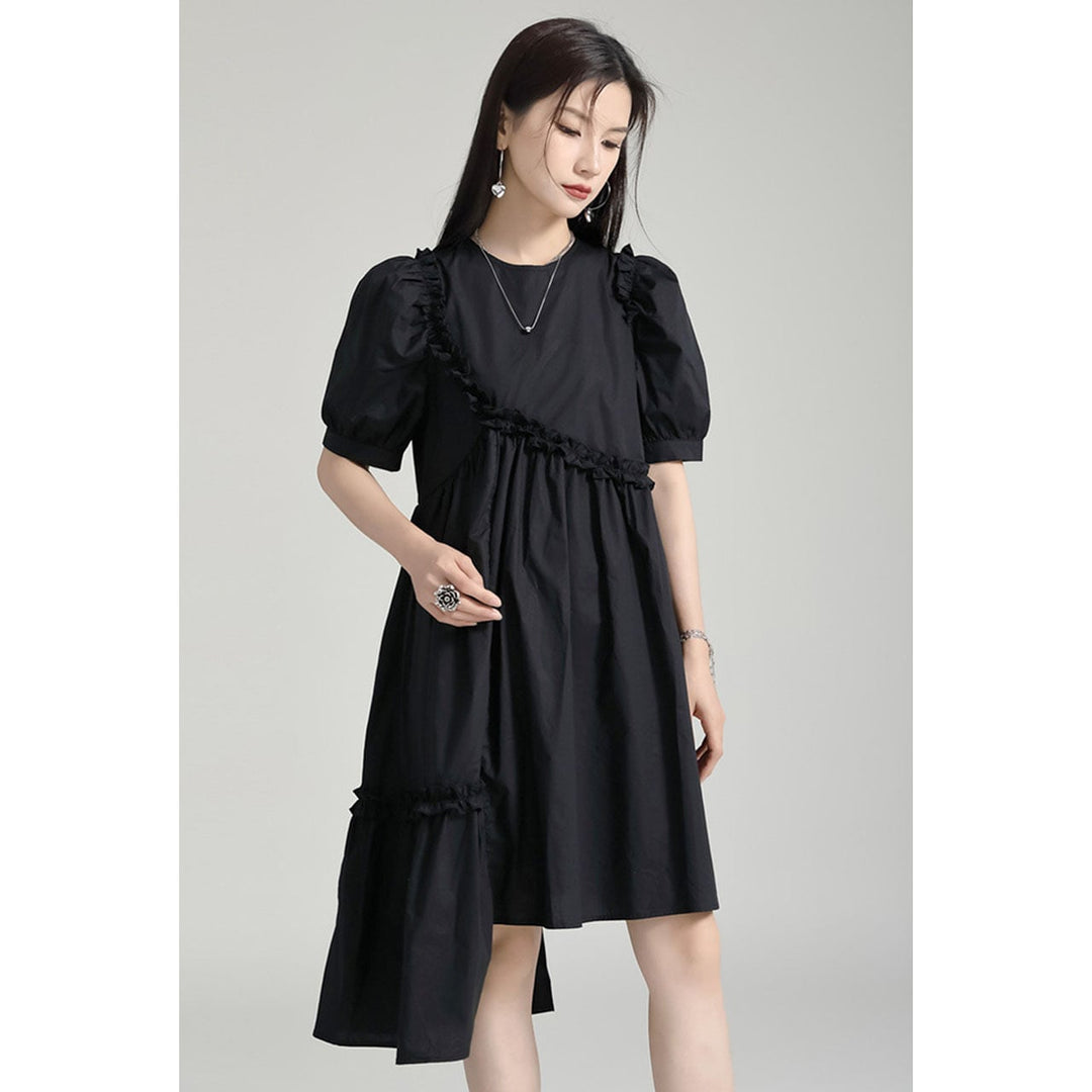 Asymmetry Frill Switching Onepiece