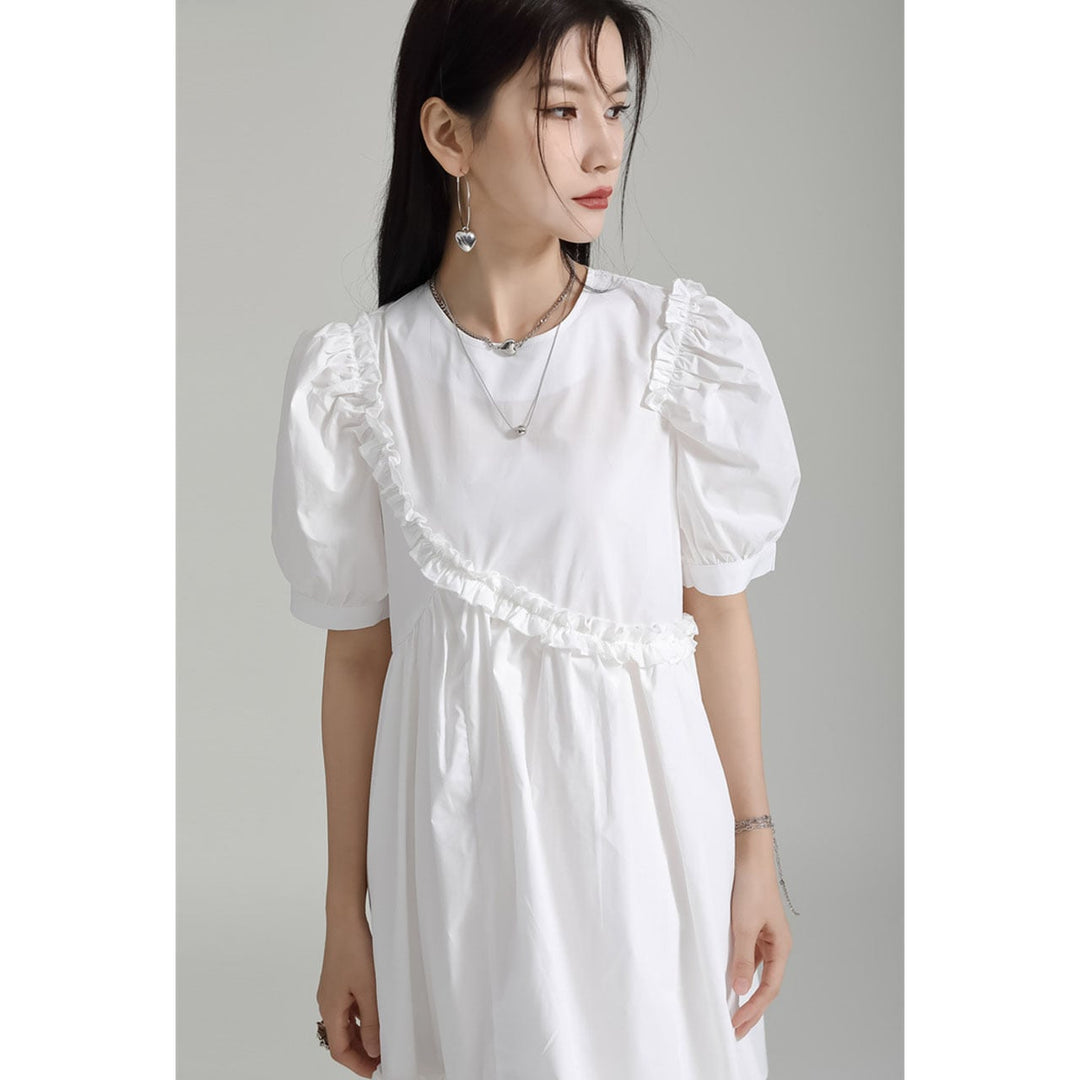 Asymmetry Frill Switching Onepiece