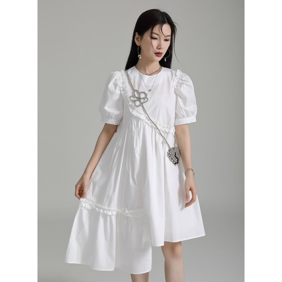 Asymmetry Frill Switching Onepiece