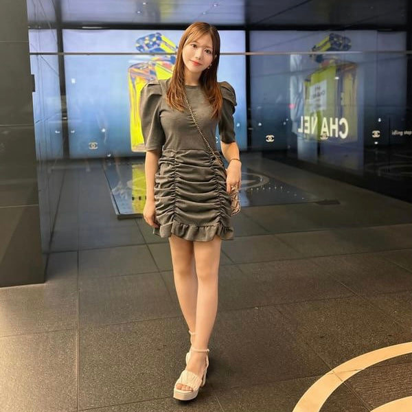 [rina_fujisaki] Shirring Tuck Short Onepiece