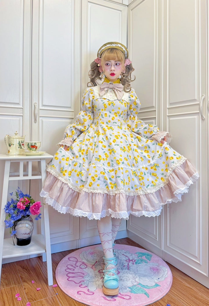 [satsukiai00] 五月アイ - Classic garden tea timeワンピース / 水色