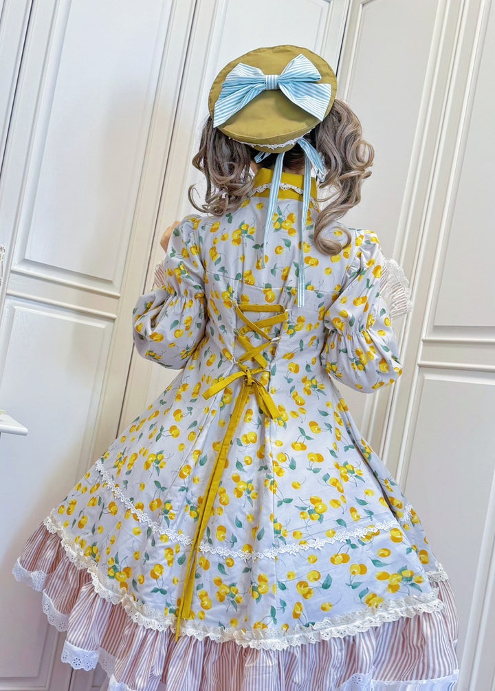 [satsukiai00] 五月アイ - Classic garden tea timeワンピース / 水色