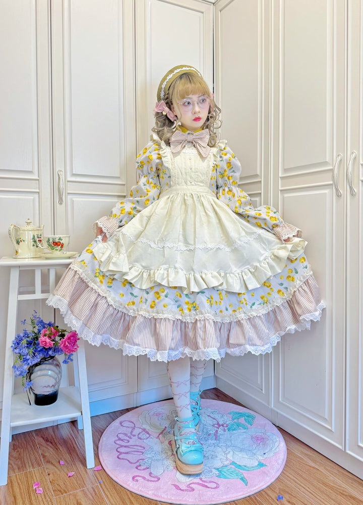 [satsukiai00] 五月アイ - Classic garden tea timeワンピース / 水色