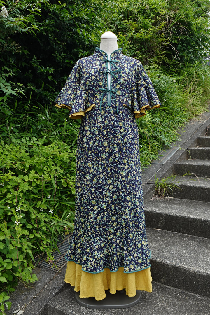 ୨୧2点購入で1,000円OFF୨୧ [usagikomachi] うさこま - Metamor Kimono Dress / Emera botanica