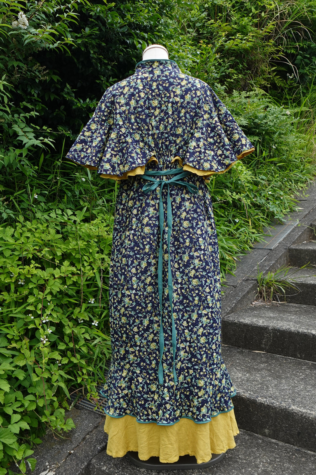 ୨୧2点購入で1,000円OFF୨୧ [usagikomachi] うさこま - Metamor Kimono Dress / Emera botanica