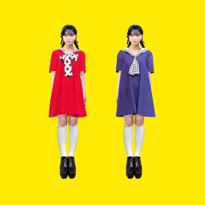 [amaiwana_jp] アマイワナコラボアイテム - アマイワナレトロチックセーラーワンピ