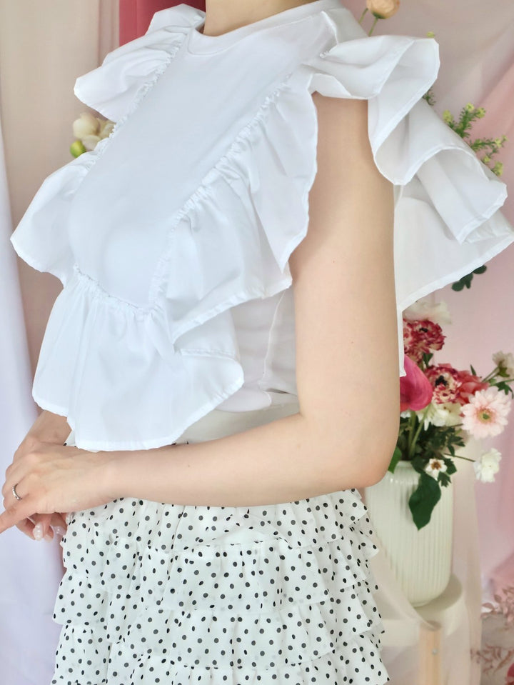 [natyu_moon] × byheenieheenieコラボアイテム - airy frill tops