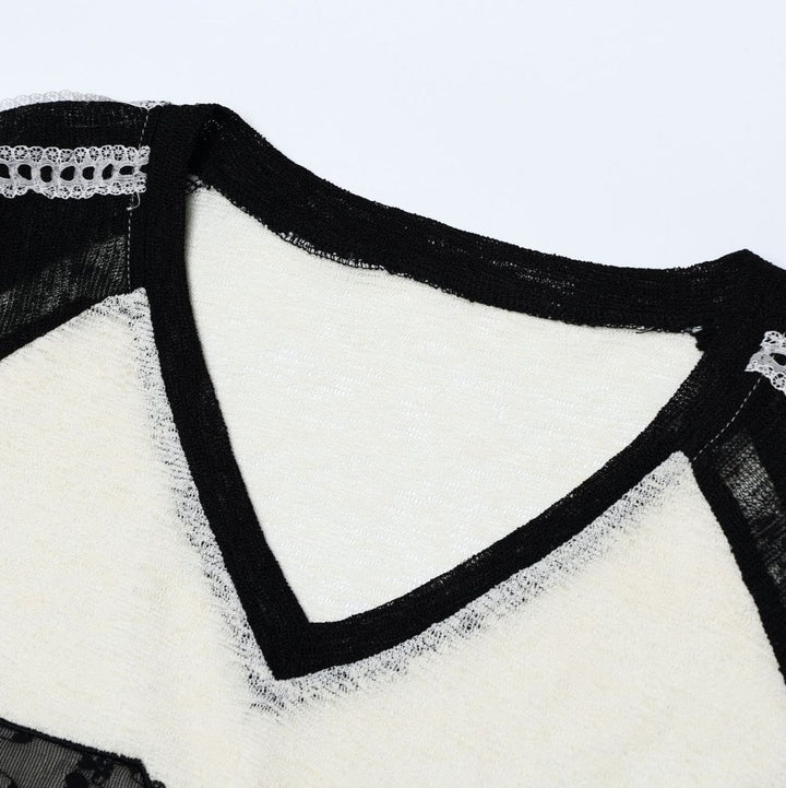 [¥0] Sports side line knit sweater