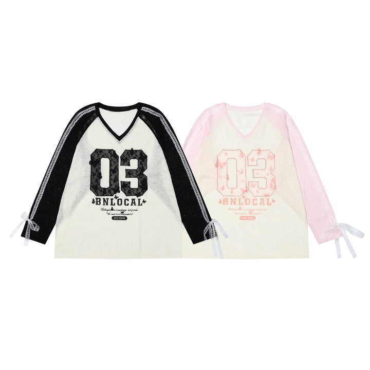 [¥0] Sports side line knit sweater