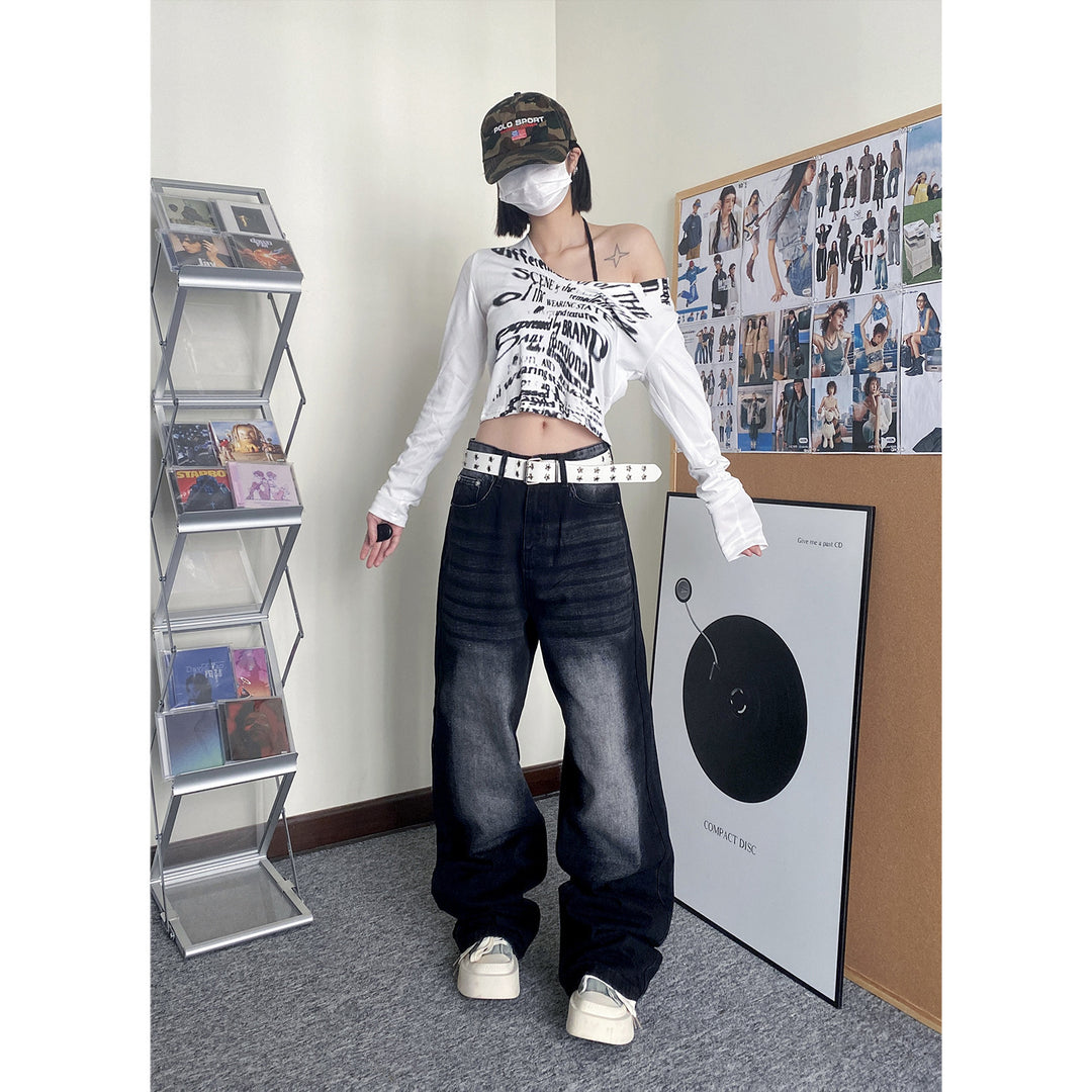 Washed jeans