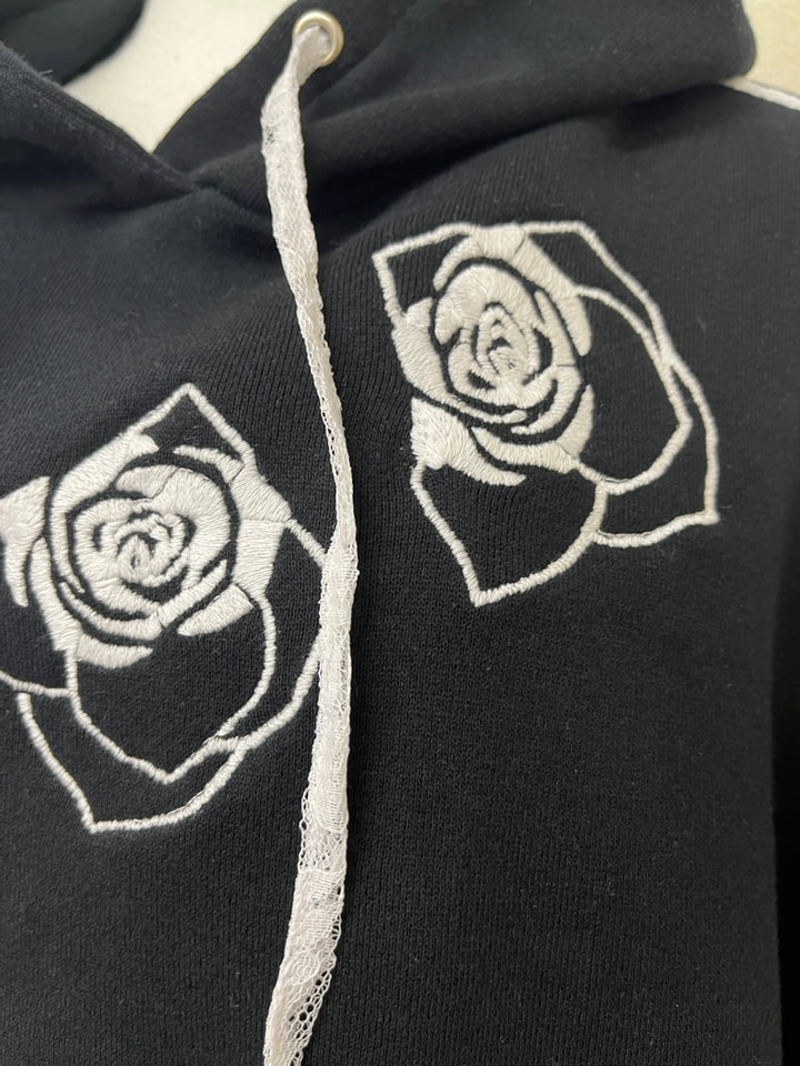 ୨୧ セット購入はこちらから ୨୧ 1週間限定15％OFF ୨୧ [ yy0904._] 緩苺 -Rose Hoodie シリーズ × Side Lace Tiered Cami Onepiece 24,191 / 25,041