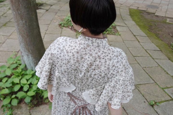 ୨୧2点購入で1,000円OFF୨୧ [usagikomachi] うさこま - Metamor Kimono Dress / Ash botanica