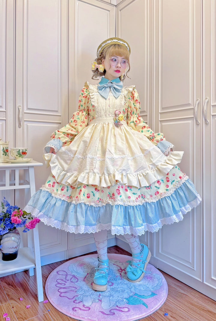 [satsukiai00] 五月アイ - Classic garden tea timeワンピース / 黄色