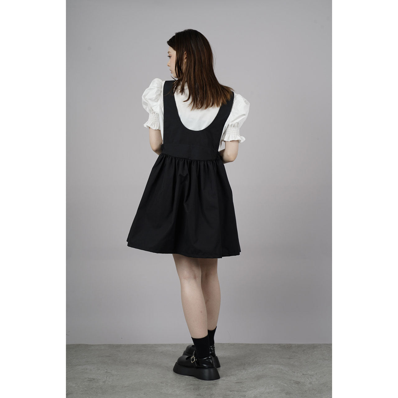 [ODDONEOUT]RIBBON SLEEVELESS ONE PIECE /追跡付 RIBBON SLEEVELESS ONE PIECE BLACK - ODD ONE OUT